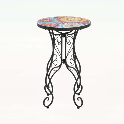Micheal Ceramic Top Side Table