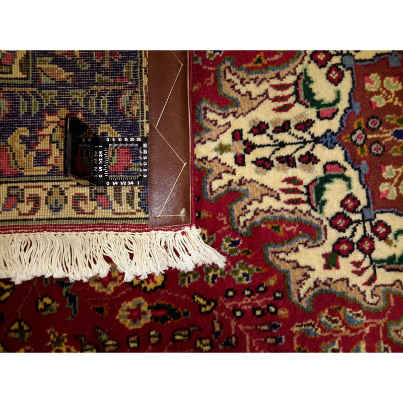 Pirley Oriental Area Rug in Red