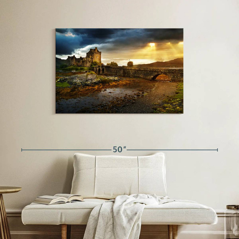 Lilie Eilean Donan Castle, H 26 po x l 39 po