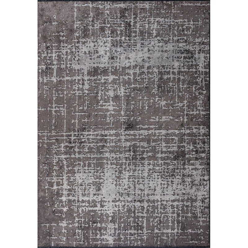 Daysen Abstract Hand Loom Indoor / Outdoor Area Rug, Rectangle 6'7" x 9'10"