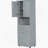 Tall Bathroom Cabinet With Laundry Basket, Large Storage Space-975184507