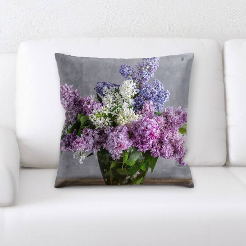 Microsuede Throw Pillow