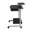 Chariot d'ordinateur compact avec rangement