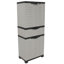 Storage Cabinet with 2 Adjustable Shelves and Centre Drawer-2090530078