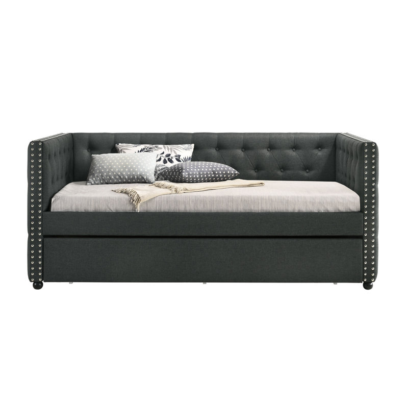 Lit de jour avec couchette Ny Stockholm, gris, Simple