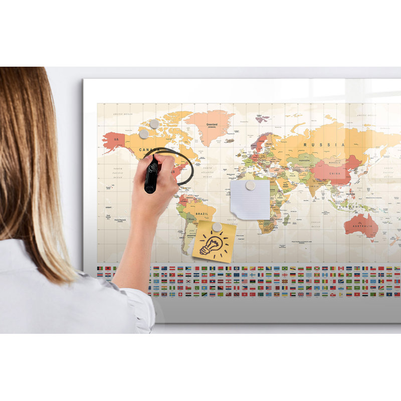 Magnetic Glass Dry Erase Board