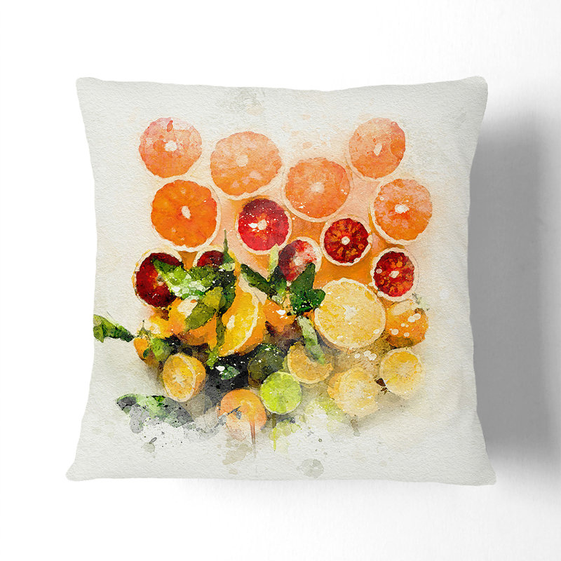 Abstract Square Cushion, White, 55cm H x 55cm W x 20cm D