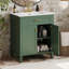 30-Inch Bathroom Vanity With Ceramic Basin,  Soft Close Door And Adjustable Shelves