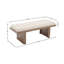 Banc rembourré en bois massif, banc rembourré colonne 45,75 po de large-1007066669-1007066664