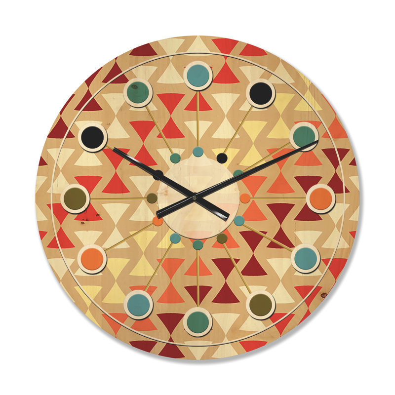 Horloge murale Triangular Design, Moyenne