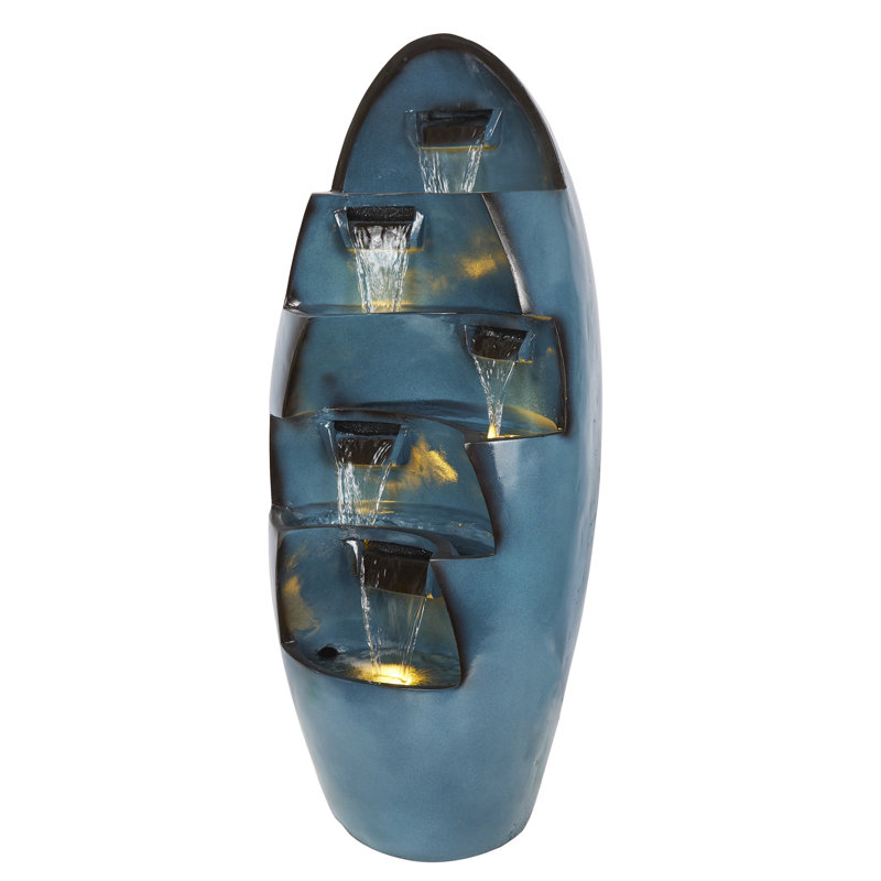 5-Tier Waterfall Fountain with LED lights