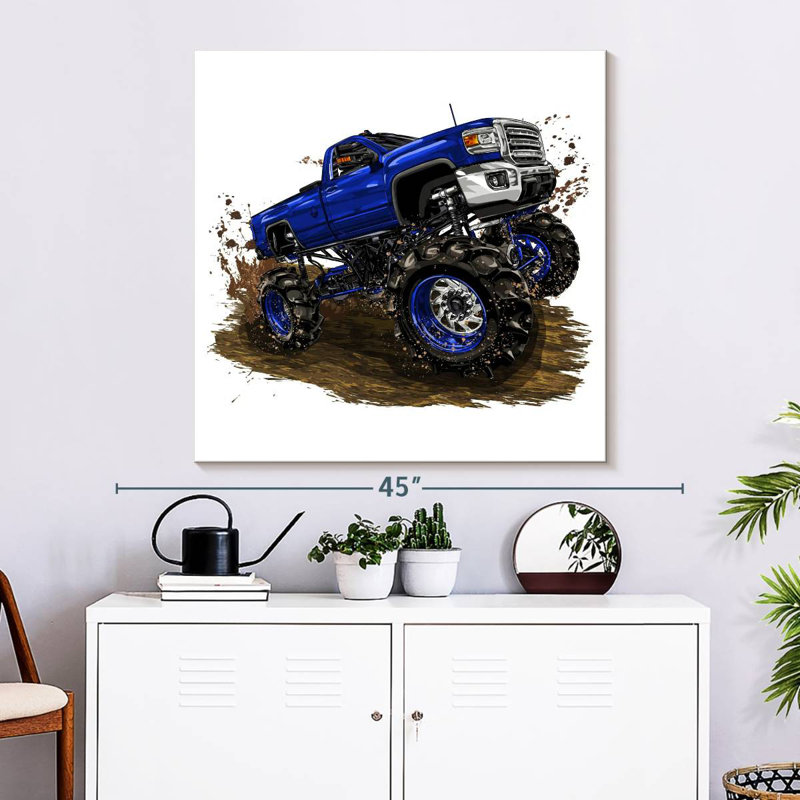 Mehar Monster Truck, 33" H x 33" W