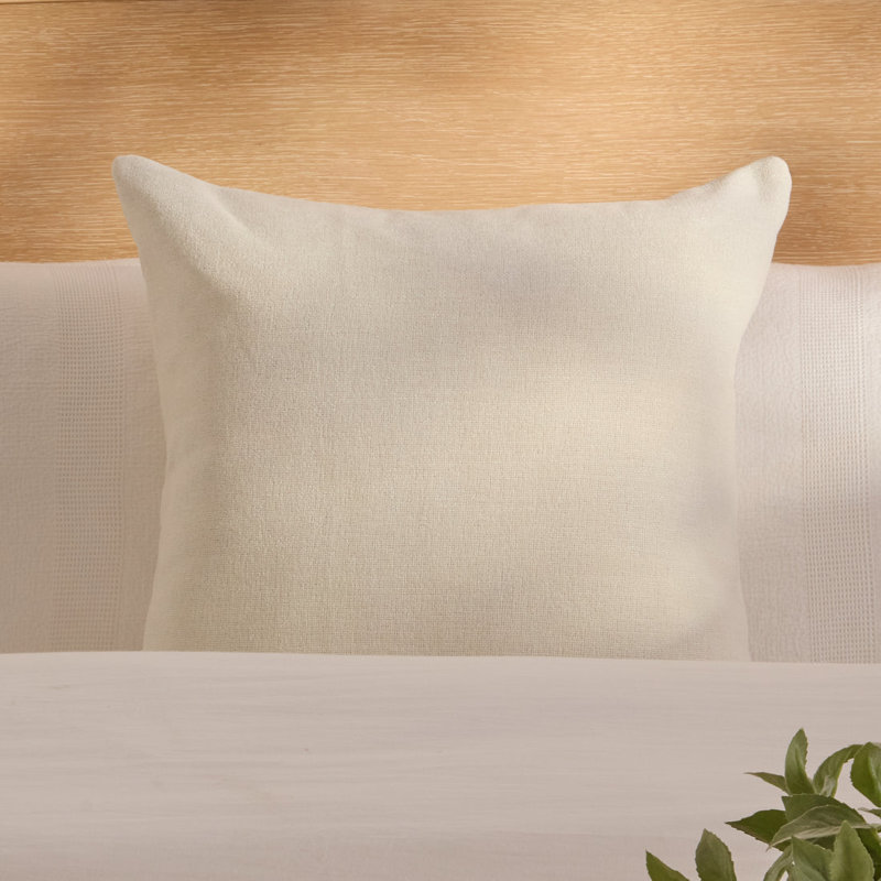 Square Cushion Cover, Oyster White
