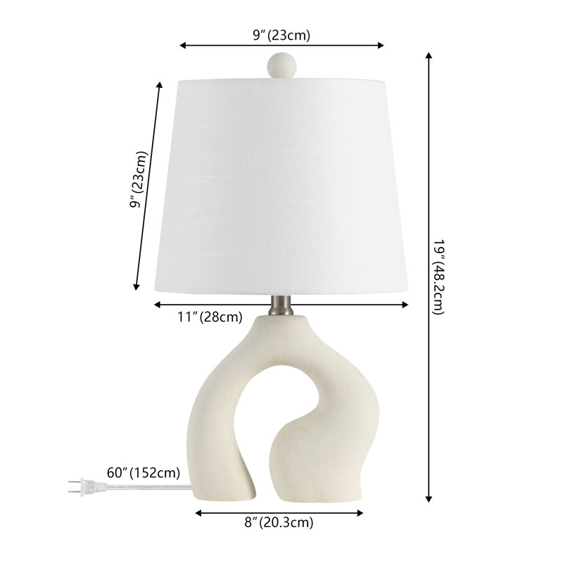 Lampe de table DEL 19 po Tula