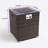 Wicker Propane Smokeless Fire Column with Lid