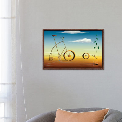 A Bicicleta (the Bicycle) by Marcel Caram - Print on Canvas