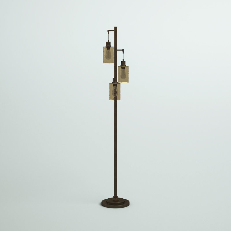 Braelynne 72'' Bronze Tree Floor Lamp