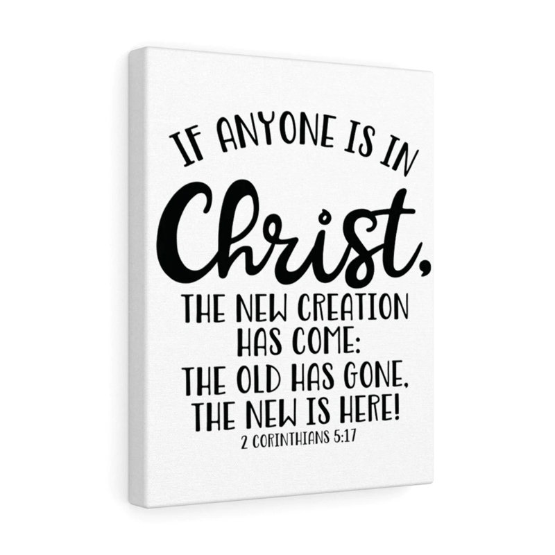 Is In Christ - Wrapped Canvas Print, 41cm H x 30cm W