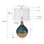 Lampe de table en verre D16x28,5 "