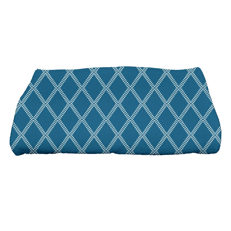 Serviette de bain East Urban Home, Bleu marine