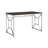 Martha Office Workspace Desk MDF/Chrome In Brown