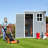 HomeViewto 5Ft X 3Ft Resin Outdoor Storage Shed Plastic Garden Sheds ...