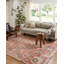 Tapis floral rouille / beige Limaville-1819572657