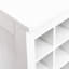 32 armoires modulaires pour bar à vin, finition foncée, conception simple, l 16,25 po x H 35,67 po x l 17,5 po, panneau de particules modulaire, style buffet, lignes,
