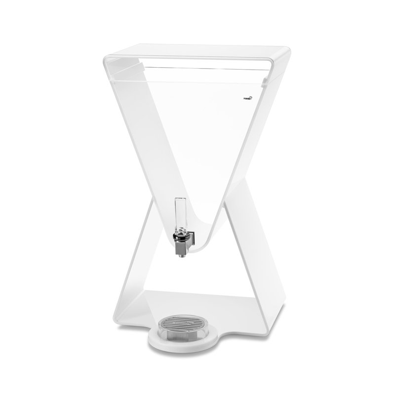 384oz. Beverage Dispenser, White