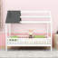 Lit simple en bois avec garde-corps et lattes robustes-4886476