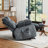 37.8" Wide Comfort Ergonomic Power Lift Recliner Chair with Heated Massage & Adjustable Headrest & Arm Storage-876619278