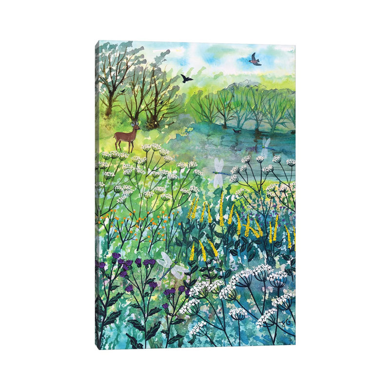 By Tranquil by Jo Grundy - Wrapped Canvas Gallery-Wrapped Canvas Giclée, 101.6 cm H x 66.04 cm W
