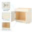 Armoire en contreplaqué blanc antique l 30 po x P 21,5 po - Base d'évier de salle de bain et de cuisine, installation facile à installer-1023259113