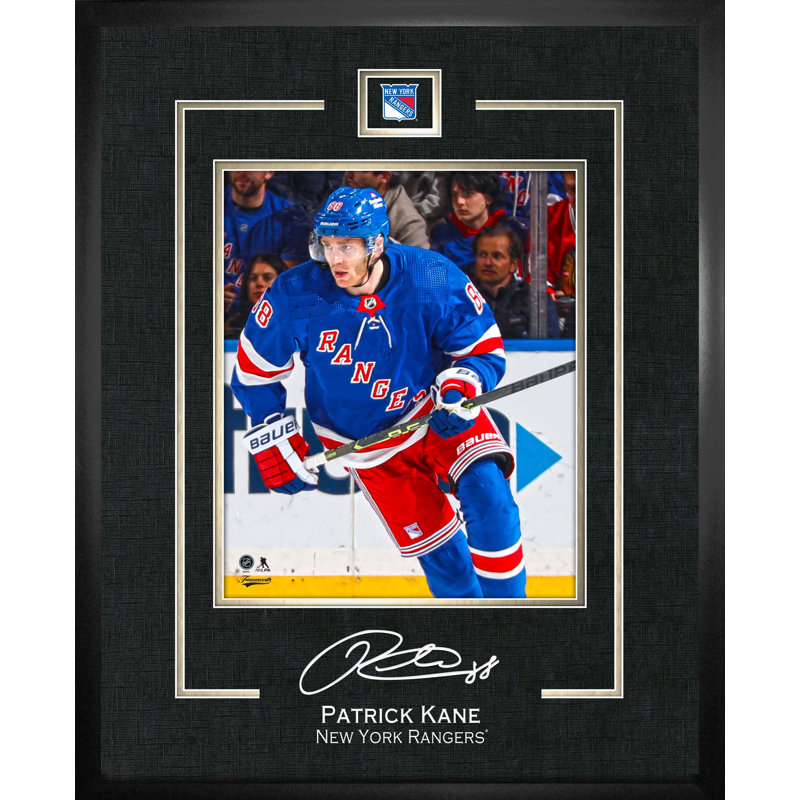 Patrick Kane, réplique de cadre 16 x 20 Signature Rangers