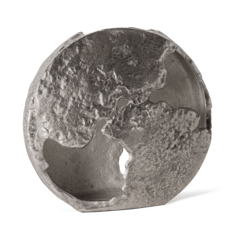 Atlas Metal Vase Antique Nickel, Large