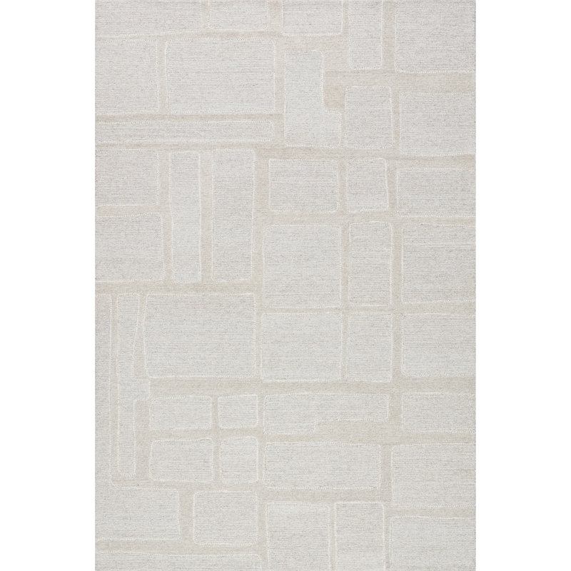 Tapis géométrique contemporain Aerith, Rectangle 8 pi x 10 pi