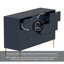 Armoire d'appoint avec 7 tiroirs Modern