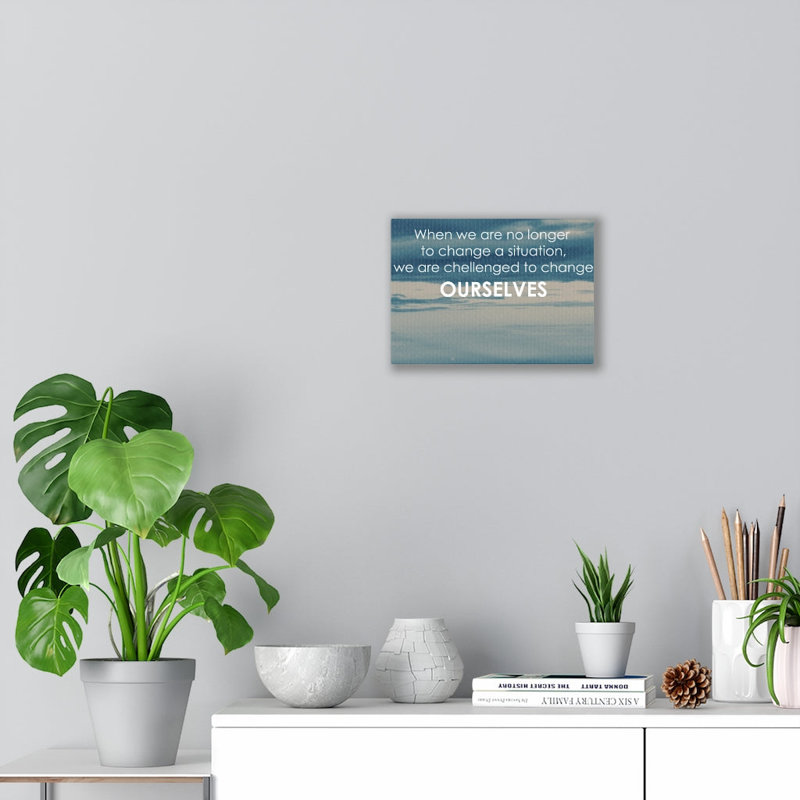 When We Are No Longer - Wrapped Canvas Print
