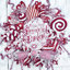 Couronne en maille 20 po Peppermint