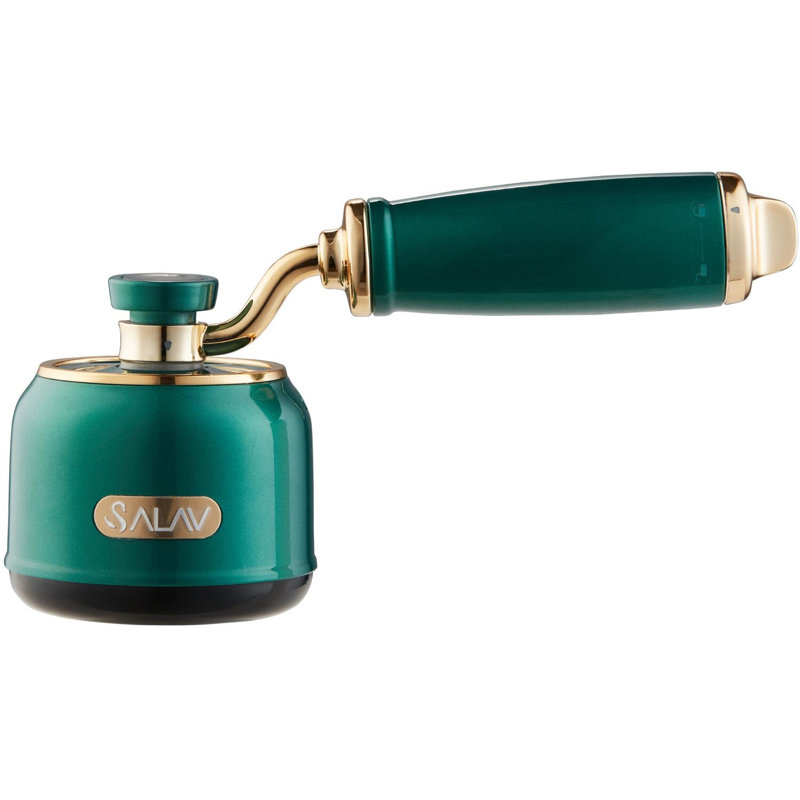 Rasoir en tissu SALAV LR-900 Retro Edition + rouleau à peluches, titane, Émeraude