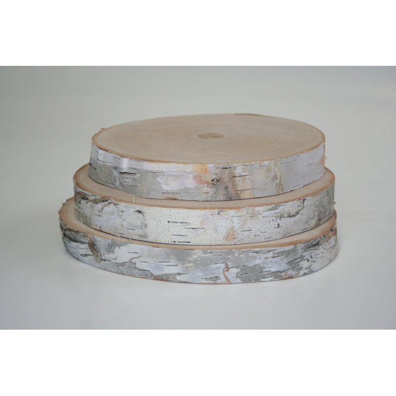 Ensemble de sculptures rondes en bouleau Wilson
