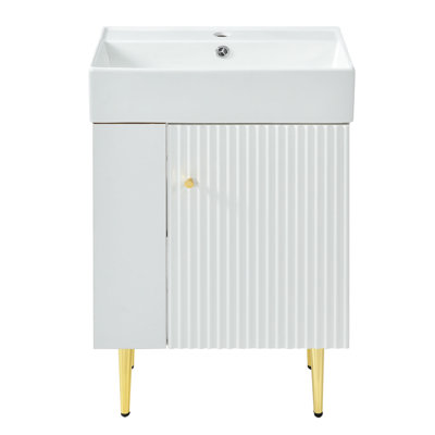 [Cabinet seulement] Meuble-lavabo de 21,6 po (lavabo non inclus)