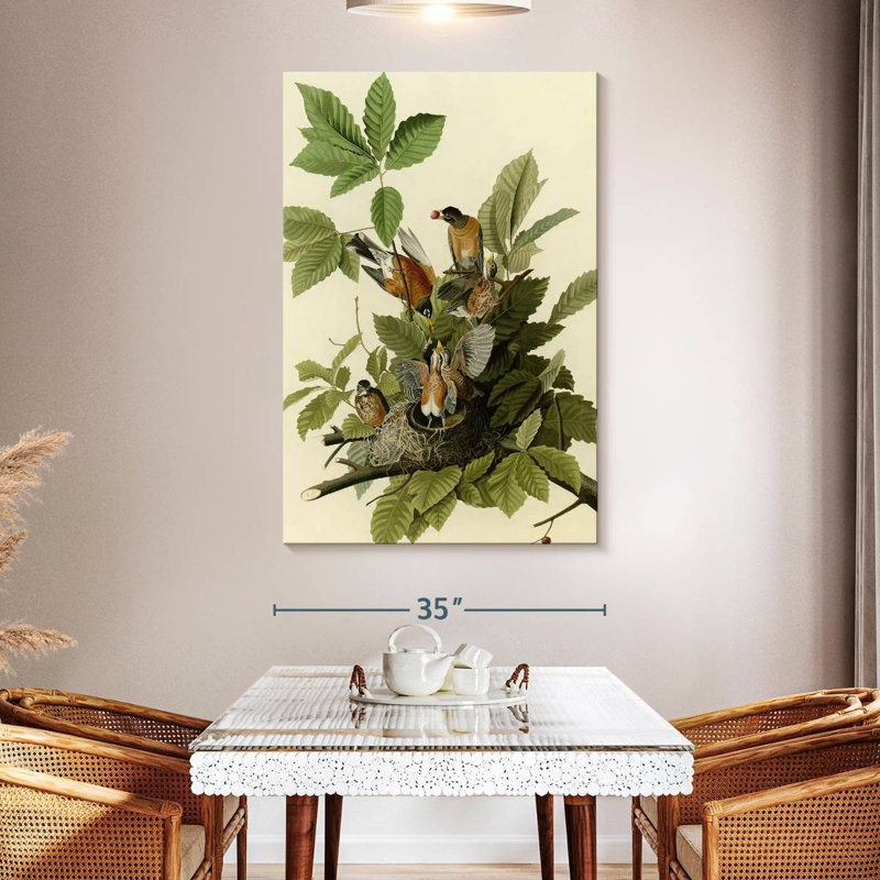 Brampt American Robin, 51" H x 34" W