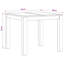 Solid Wood Base Dining Table-1115698558