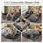 Lozena 78-Inch King-Size Convertible Sleeper Sofa Bed with No Assembly, Boneless Hybrid Mattress Couch Compression Sofa In a Box-217050378