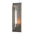 Vertical Bar Fluted Clear Glass 1-Bulb Outdoor Flush Mount-96129123-96129127