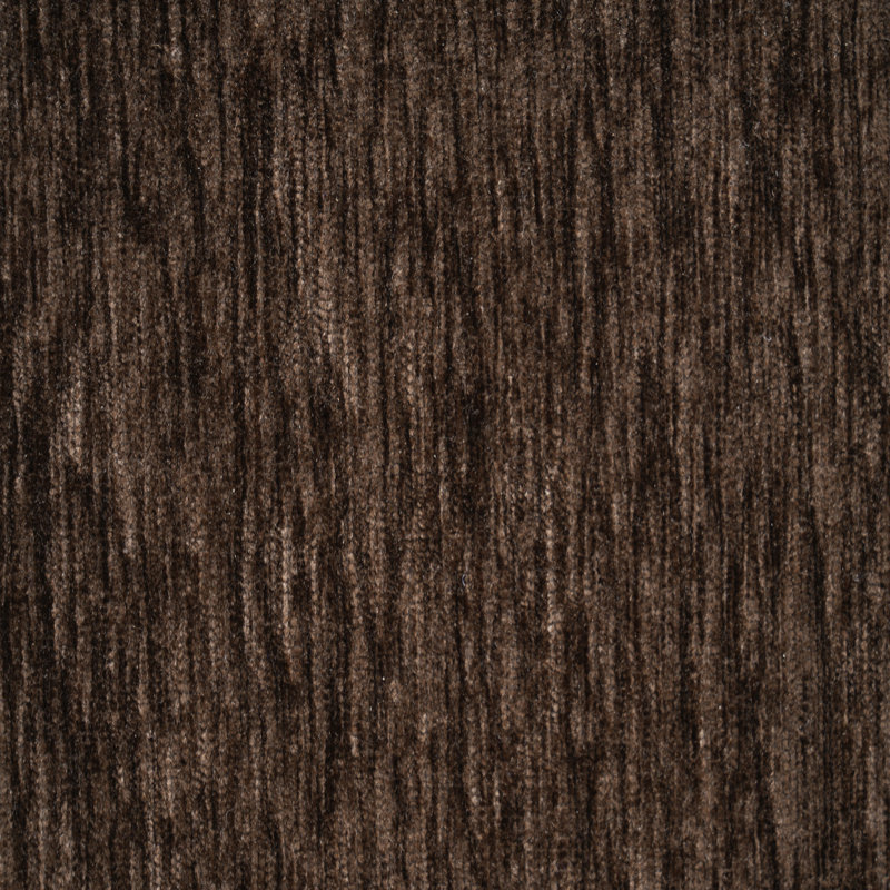 Chaise d'appoint rembourrée sans accoudoirs Hamilton, Dark Brown Polyester, 2