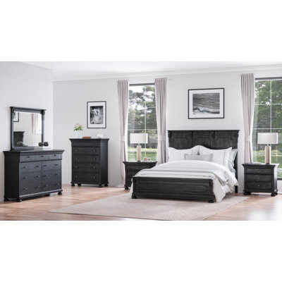 Waylon Solid Wood Piece Bedroom Set