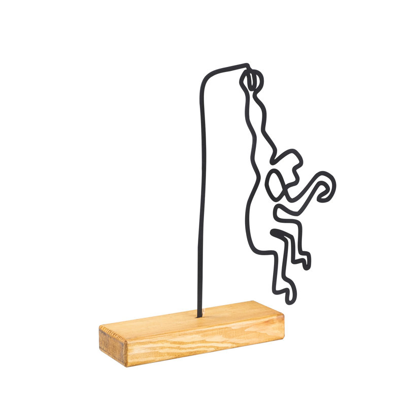 Sculpture Joice, Noir / brun