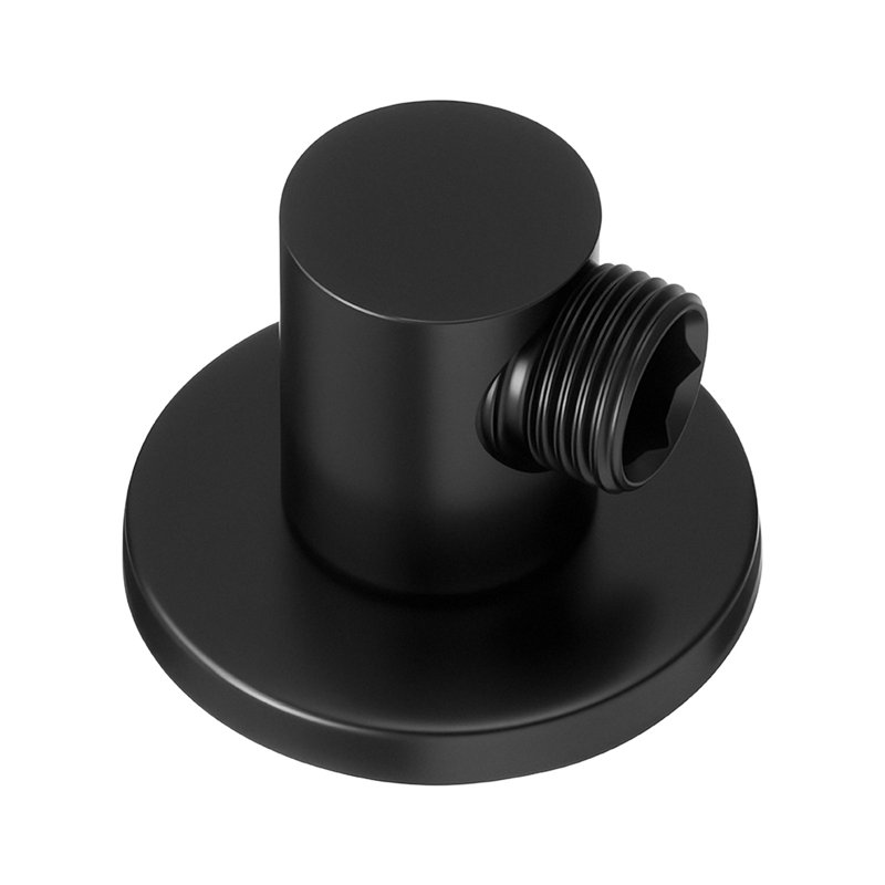 Wall Mounted Supply Elbow Brass Round Wall Supply Elbow Matte Black